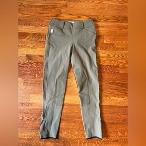 The Tailored Sportsman  Olive Green Stretch Riding Breeches size 24